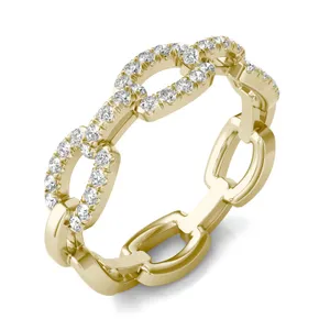 Pavé Chain Link Ring image, 
