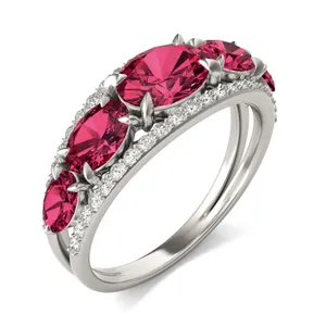 Ruby Victoria Accented Ring image, 