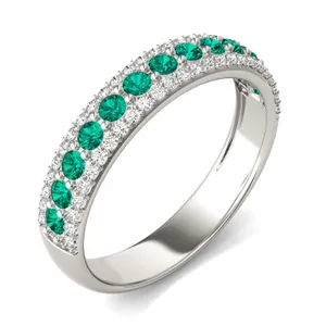 Petite Emerald Valiant Ring image, 