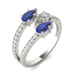 Sapphire Rea Accented Ring image, 