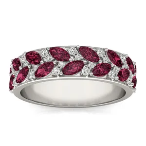 Ruby Genevieve Comfort Fit Ring image, 