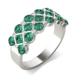 Original Emerald Quilted Ring image, 