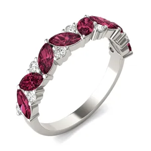 Ruby Alternating Marcella Ring image, 