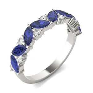 Sapphire Alternating Marcella Ring image, 