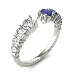 Graduated Open Sapphire Ring image, 