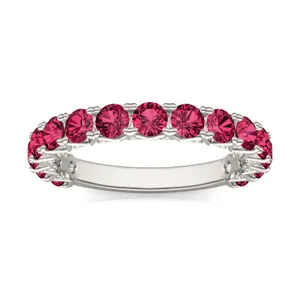 Ruby Round Brilliant Voyager Ring image, 
