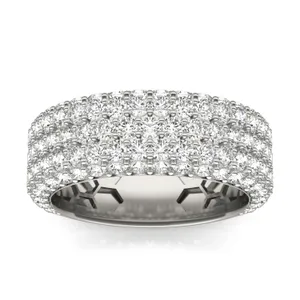 Five-Row Pavé Statement Ring image, 