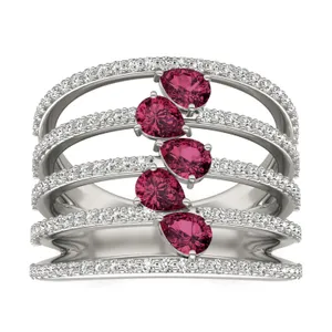 Ruby Helena Statement Ring image, 