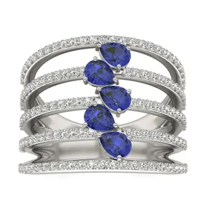 Sapphire Helena Statement Ring image, 