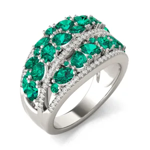 Emerald Seraphina Statement Ring image, 