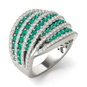 Emerald Marine Statement Ring image, 