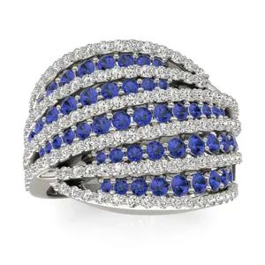 Sapphire Marine Statement Ring image, 