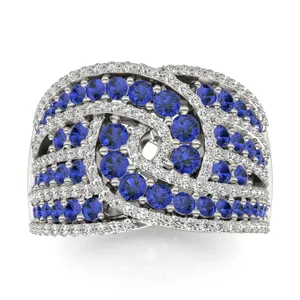 Sapphire Delphine Statement Ring image, 