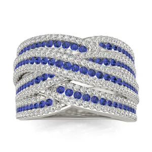 Sapphire Cordelia Statement Ring image, 