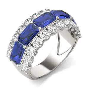 Sapphire East-West Huntress Ring image, 