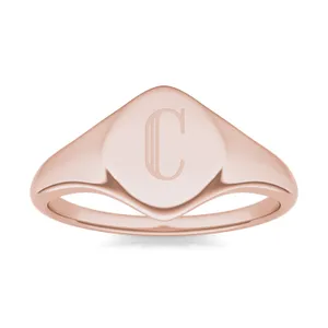 Signature Kite Initial Signet Ring C image, Signature Kite Initial Signet Ring C