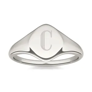 Signature Kite Initial Signet Ring C image, 