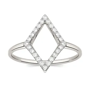 Accented Diamond Shaped Ring image, 