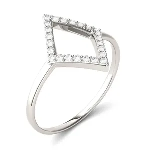 Accented Diamond Shaped Ring image, 