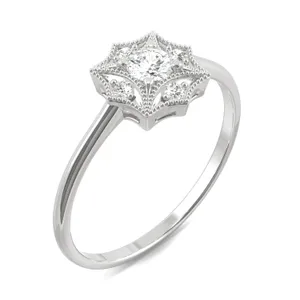 Round Brilliant Lillian Signature Ring image, Round Brilliant Lillian Signature Ring