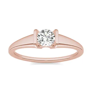 Exaggerated Channel Petite Ring image, 