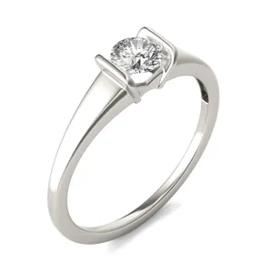 Exaggerated Channel Petite Ring image, 