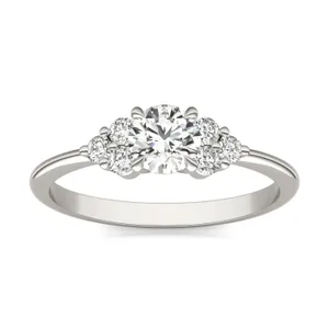 Petite Cloud Accented Ring image, 