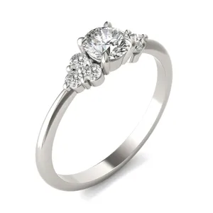 Petite Cloud Accented Ring image, 