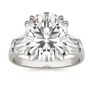 Oval Bold Isolde Exotic Engagement Ring image, 