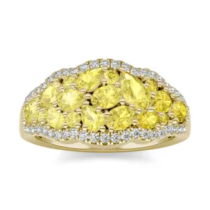 Fancy Yellow Daphne Ring image, 