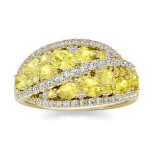 Fancy Yellow Amoret Ring image, 