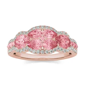 Fancy Pink Portia Ring image, 