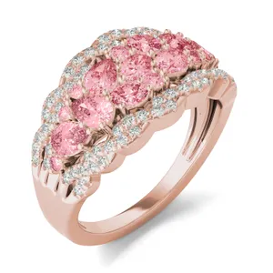 Fancy Pink Daphne Twisted Ring image, 