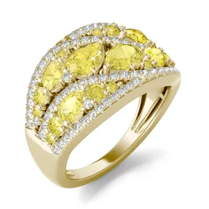 Fancy Yellow Solene Ring image, 