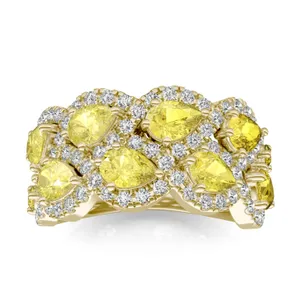 Fancy Yellow Nyssa Ring image, 