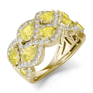 Fancy Yellow Nyssa Ring image, 