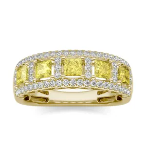 Fancy Yellow Liv Princess Ring image, 