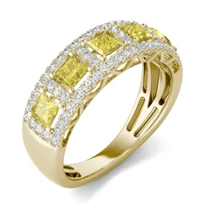 Fancy Yellow Liv Princess Ring image, 