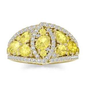 Fancy Yellow Theodora Ring image, 