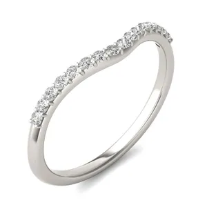 Cushion Signature Accented Halo Petite Matching Band image, Cushion Signature Accented Halo Petite Matching Band
