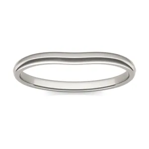 Round Brilliant Signature Solitaire Petite Matching Band image, 