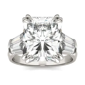 Radiant Bold Isolde Exotic Engagement Ring image, 