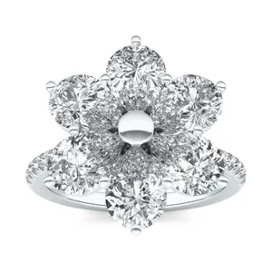 Fleur Éternelle Couture Cocktail Ring image, 