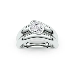 Elongated Cushion Tidal Fashion Ring image, 