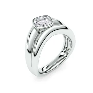 Elongated Cushion Tidal Fashion Ring image, 