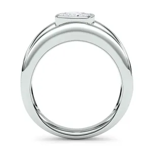 Elongated Cushion Tidal Fashion Ring image, 