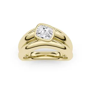 Elongated Cushion Tidal Fashion Ring image, 