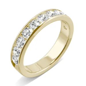 1.10 CTW Moissanite Wedding Band image, 