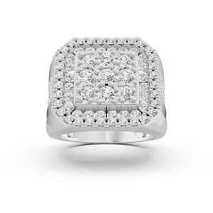 Men's Round Fashion Ring image, 