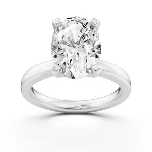 Oval Classic Solitaire Engagement Ring image, 